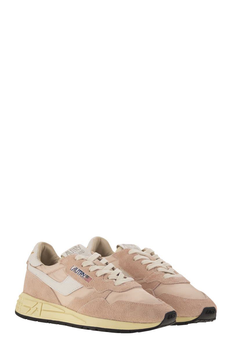 Autry Reelwind - Suede And Technical Textile Trainer