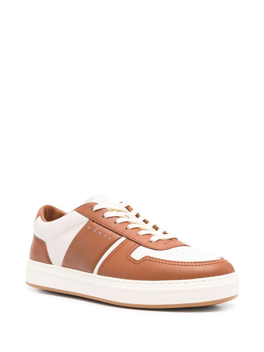 Hogan H-Tv Two-Tone Nappa Sneakers Shoes