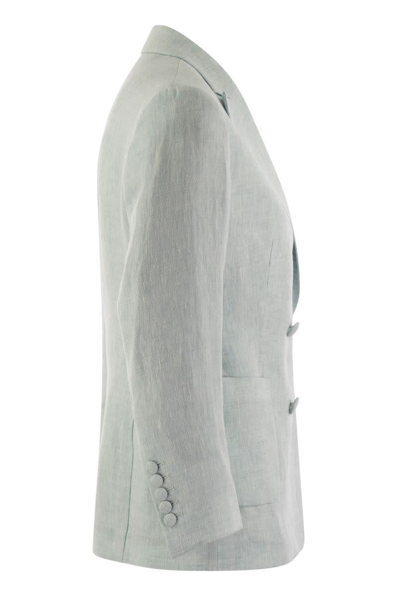 Saulina Assunta - Double-Breasted Linen Jacket