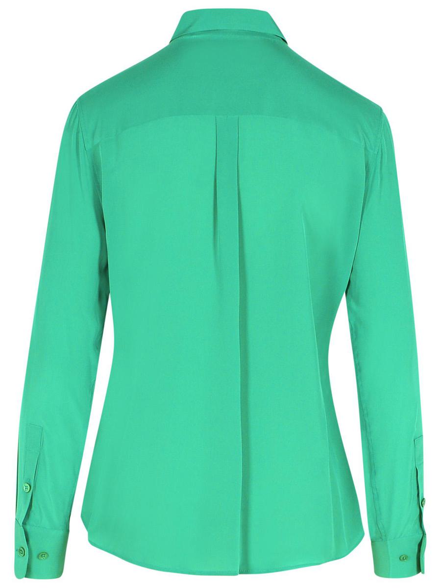 Equipment Green Silk Shirt