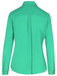 Equipment Green Silk Shirt