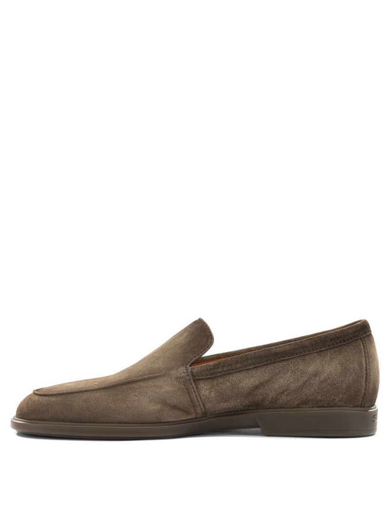 Santoni Suede Loafers