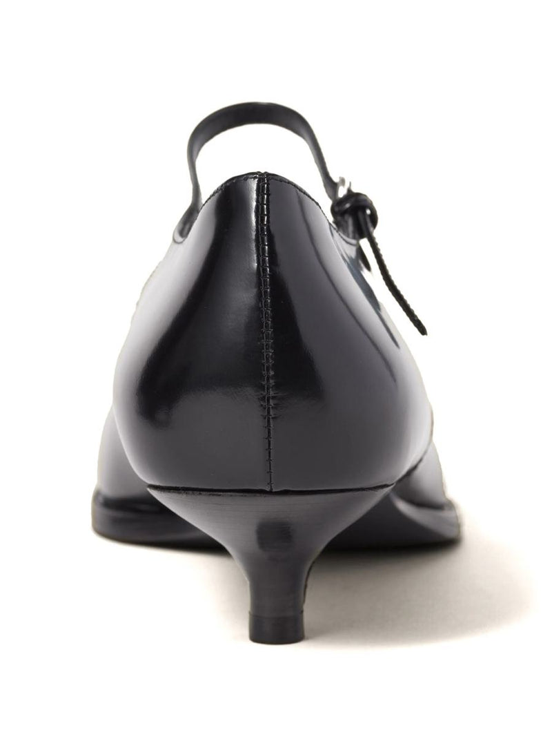 Miu Miu 35Mm Brushed Leather Pumps