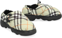 Burberry Check Motif Mules