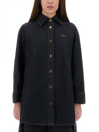 Givenchy Denim Shirt With Embroidery