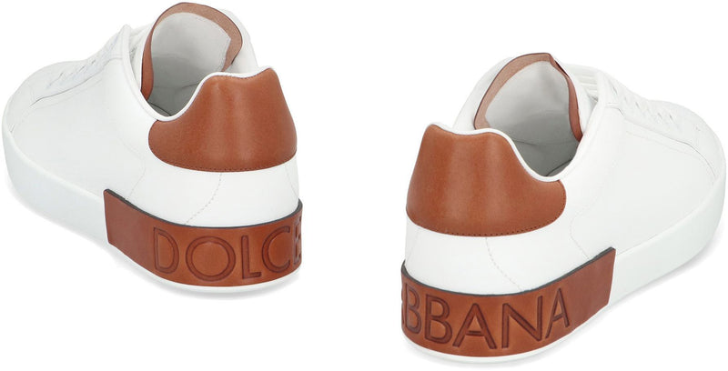 Dolce & Gabbana Portofino Leather Sneakers