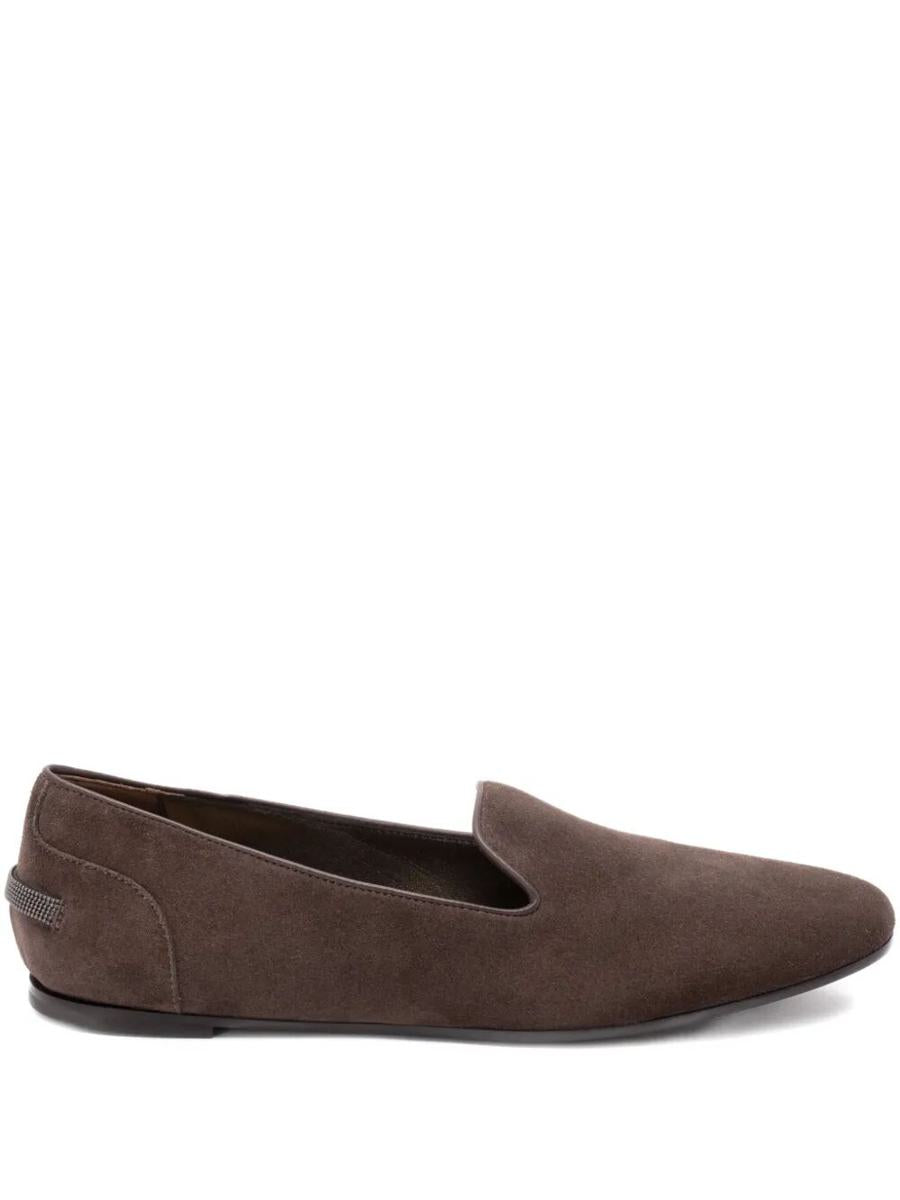 Brunello Cucinelli Suede Loafers Shoes