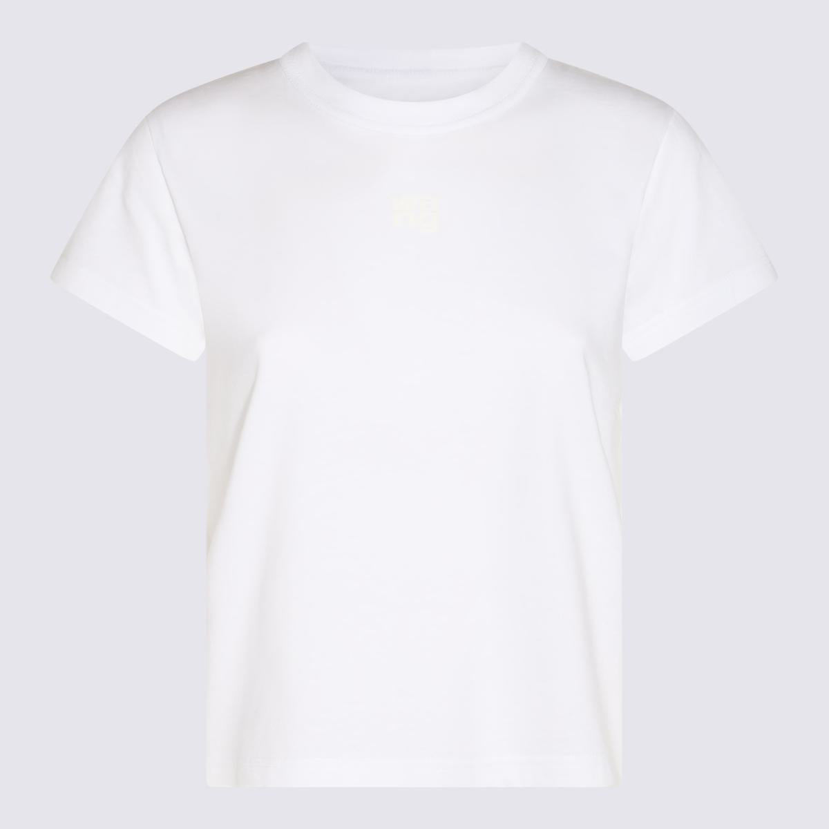 Alexander Wang White Cotton T-Shirt