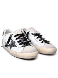 Golden Goose 'Super-Star Classic' White Leather Sneakers