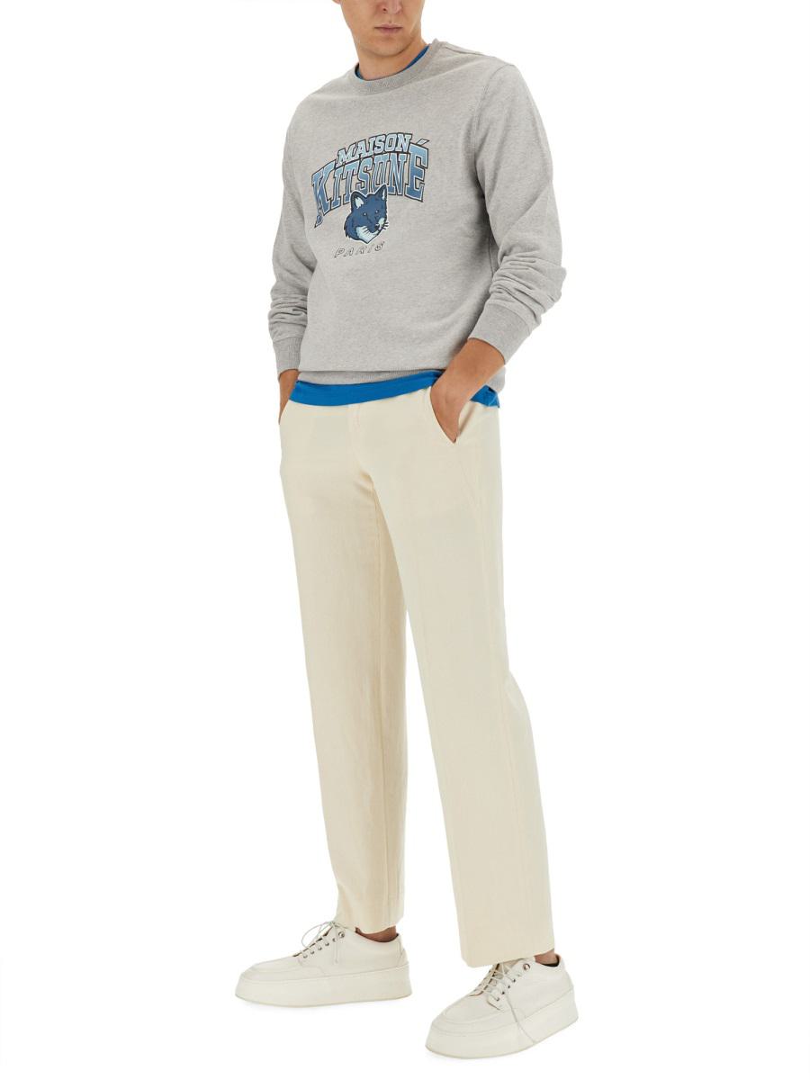 Maison Kitsuné Sweatshirt With Logo Print