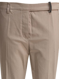 Brunello Cucinelli "Boyfit" Cotton Pants