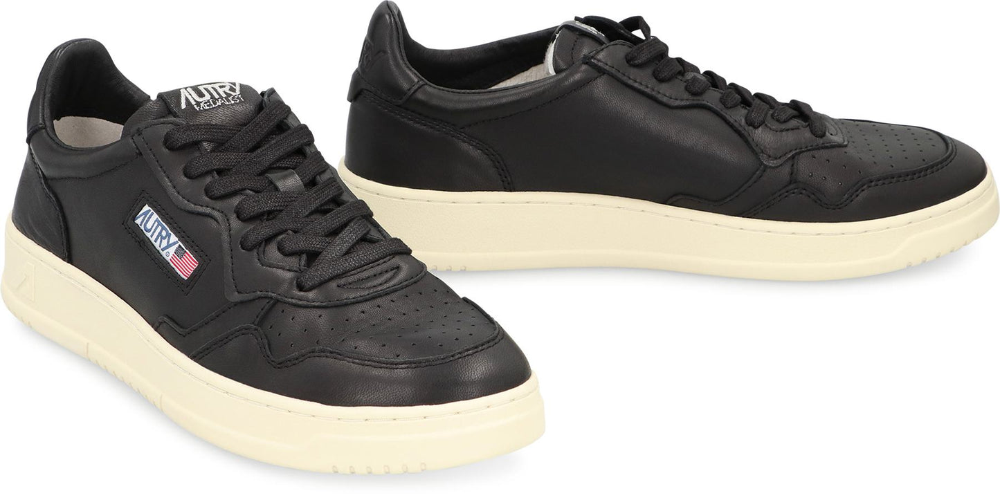 Autry Medalist Leather Low-Top Sneakers