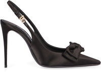 Dolce & Gabbana Satin Slingback Pumps