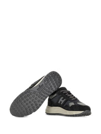 Hogan Suede And Smooth Leather Hyperlight Sneakers With Technical Fabric Inserts Shoes