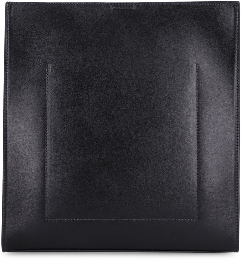 Jil Sander Tangle Leather Crossbody Bag