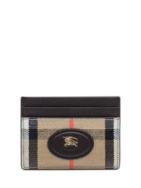 Burberry Burberry Check Card Holder With Logo Detail