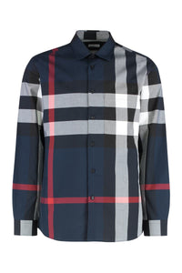 Burberry Checked Cotton Shirt