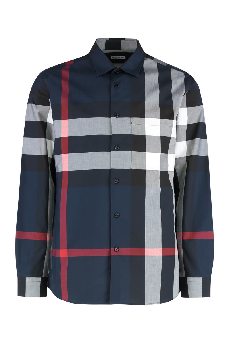Burberry Checked Cotton Shirt
