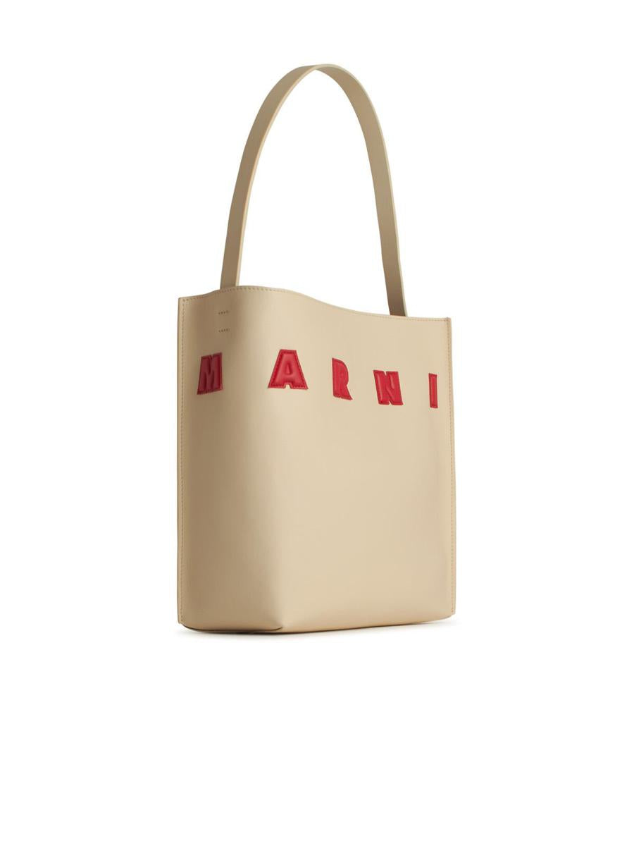 Marni 'Museo' Ivory Leather Bag