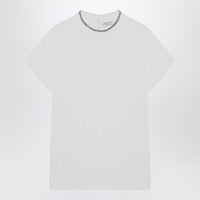 Brunello Cucinelli Crew-Neck T-Shirt With Pendant