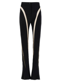 Mugler Mesh Insert Leggings