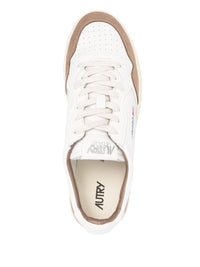 Autry 'Medalist' Sneakers In White Leather And Brown Suede