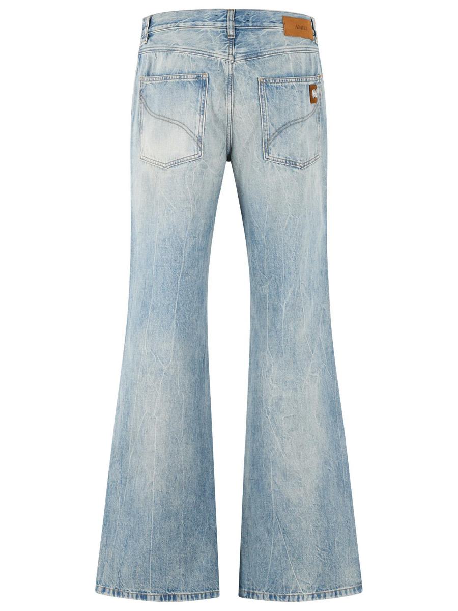 Amiri 'Boot Cut' Light Blue Denim Jeans
