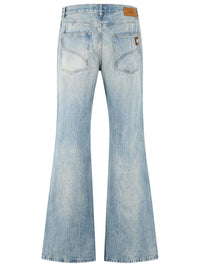 Amiri 'Boot Cut' Light Blue Denim Jeans