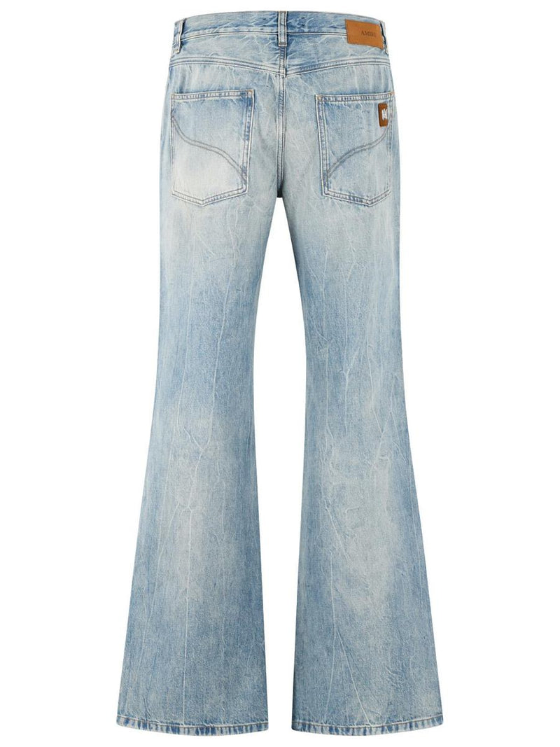 Amiri 'Boot Cut' Light Blue Denim Jeans