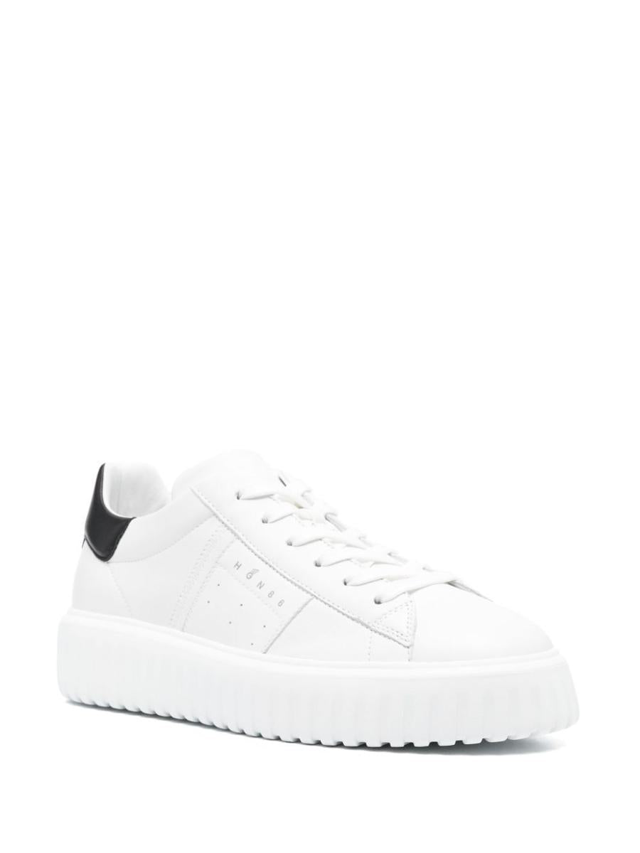 Hogan H-Stripes Nappa Leather Sneakers Shoes