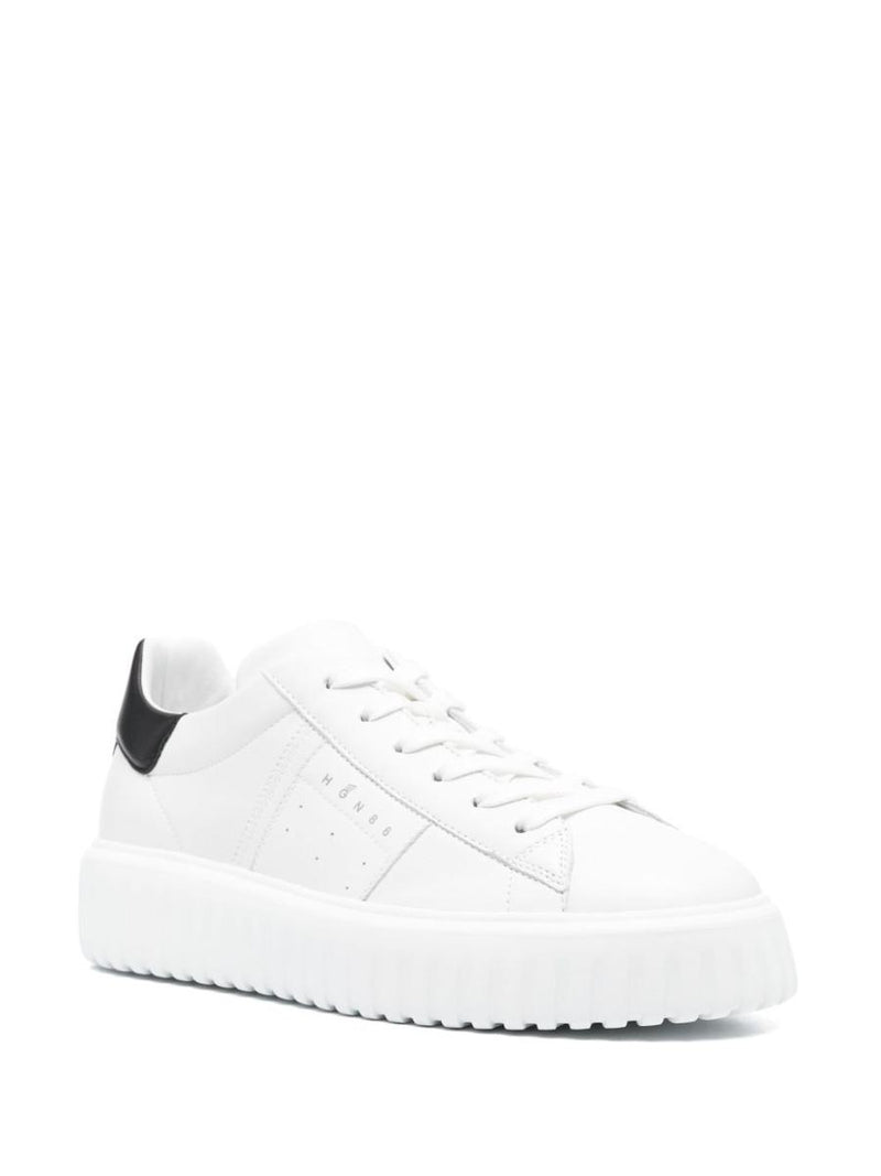 Hogan H-Stripes Nappa Leather Sneakers Shoes