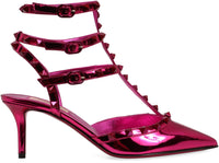 Valentino Garavani Rockstud Patent Leather Slingback