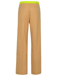 Off-White Beige Wool Blend Active Pants