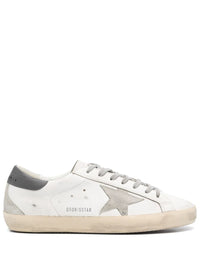 Golden Goose Super Star Leather Upper And Heel Suede Star And Spur