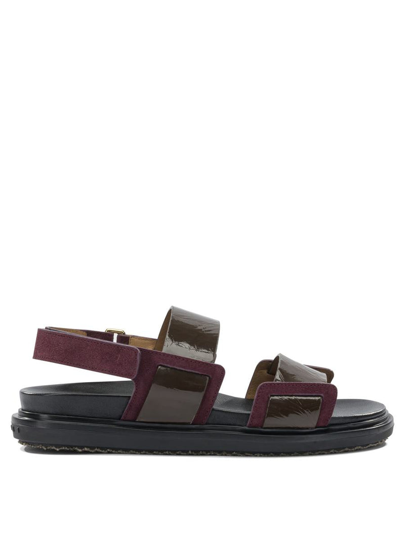 Marni "Fussbett" Leather Sandals