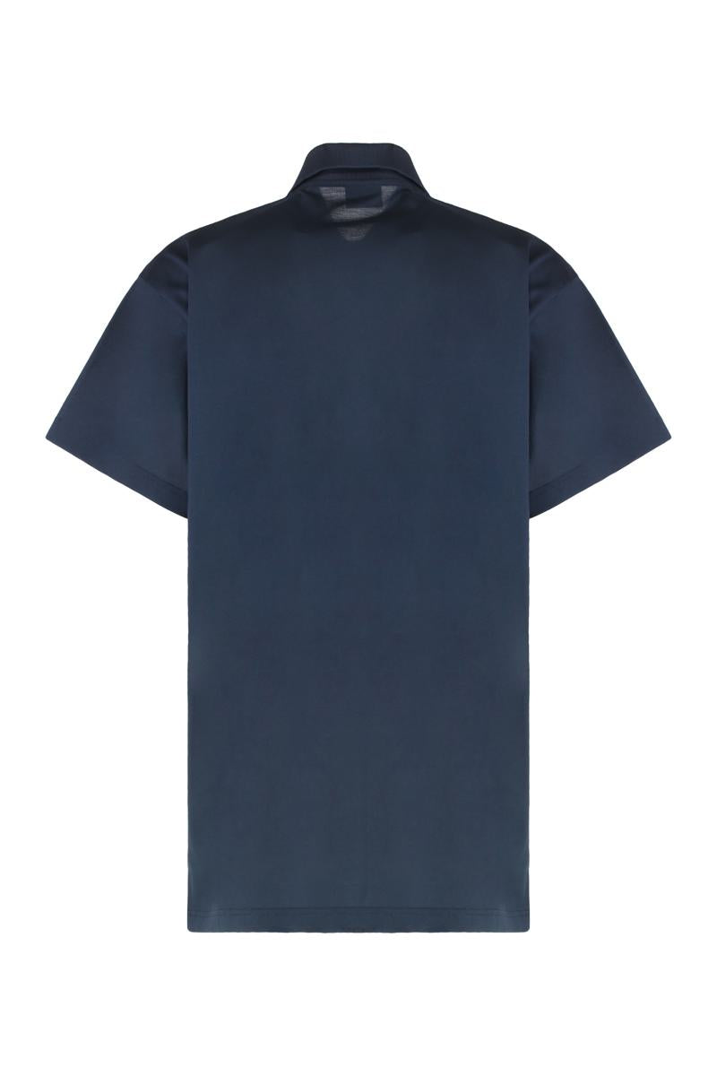 Balenciaga Intertwined Cotton-Piqué Polo Shirt