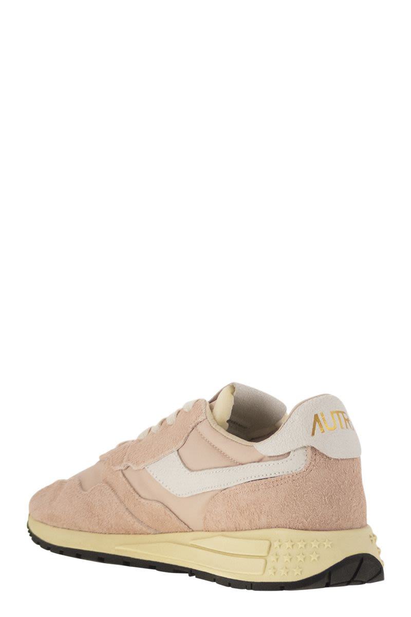 Autry Reelwind - Suede And Technical Textile Trainer