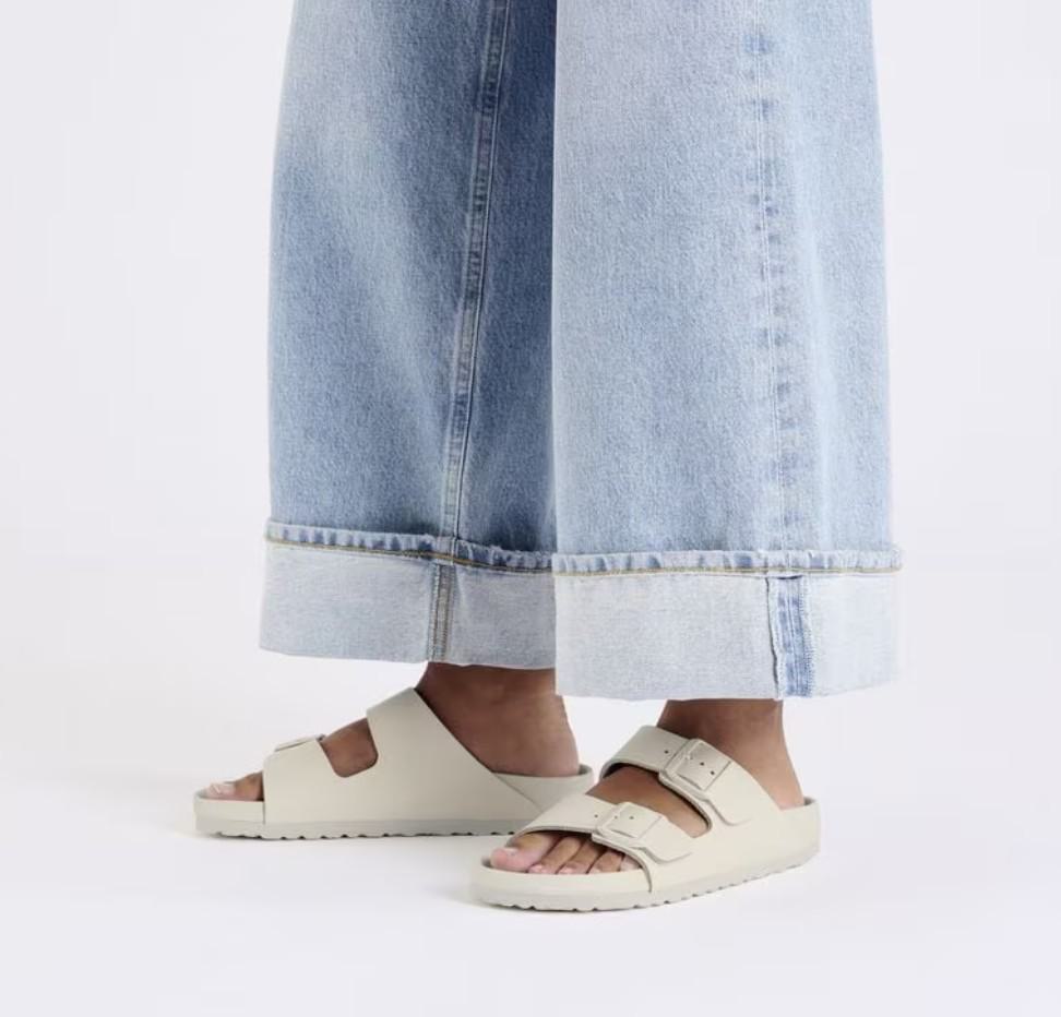 Birkenstock Arizona Exquisite Eggshell, Natural Leather