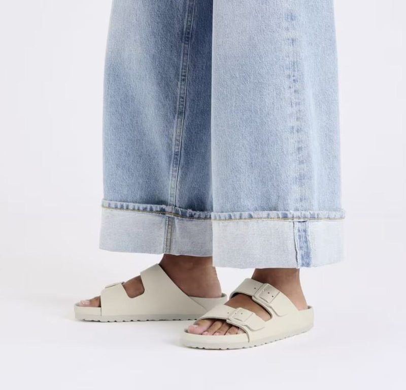 Birkenstock Arizona Exquisite Eggshell, Natural Leather