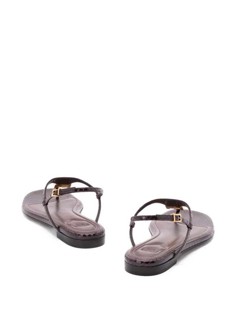 Fendi Ffold Ayers Flip-Flops Shoes