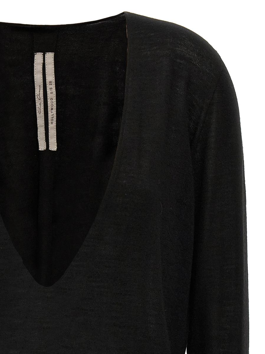 Rick Owens 'Extreme V  Neck' Sweater