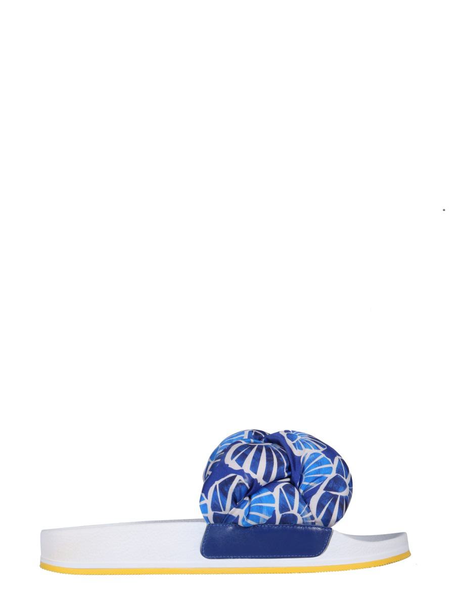 La DoubleJ Braid Slide Sandals