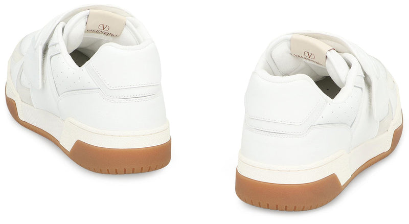 Valentino Garavani Joie De Jouer Leather Low-Top Sneakers