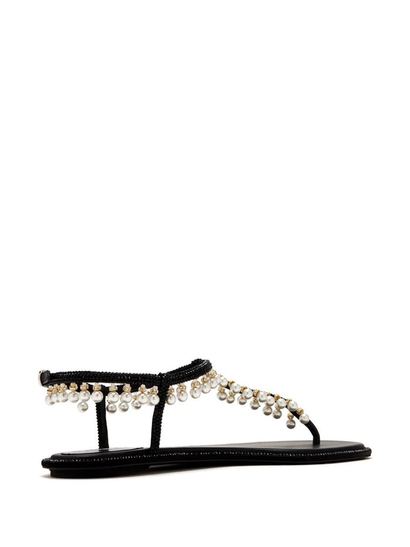 René Caovilla Diana Pearls Sandals
