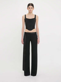 Victoria Beckham Satin Bow Pants