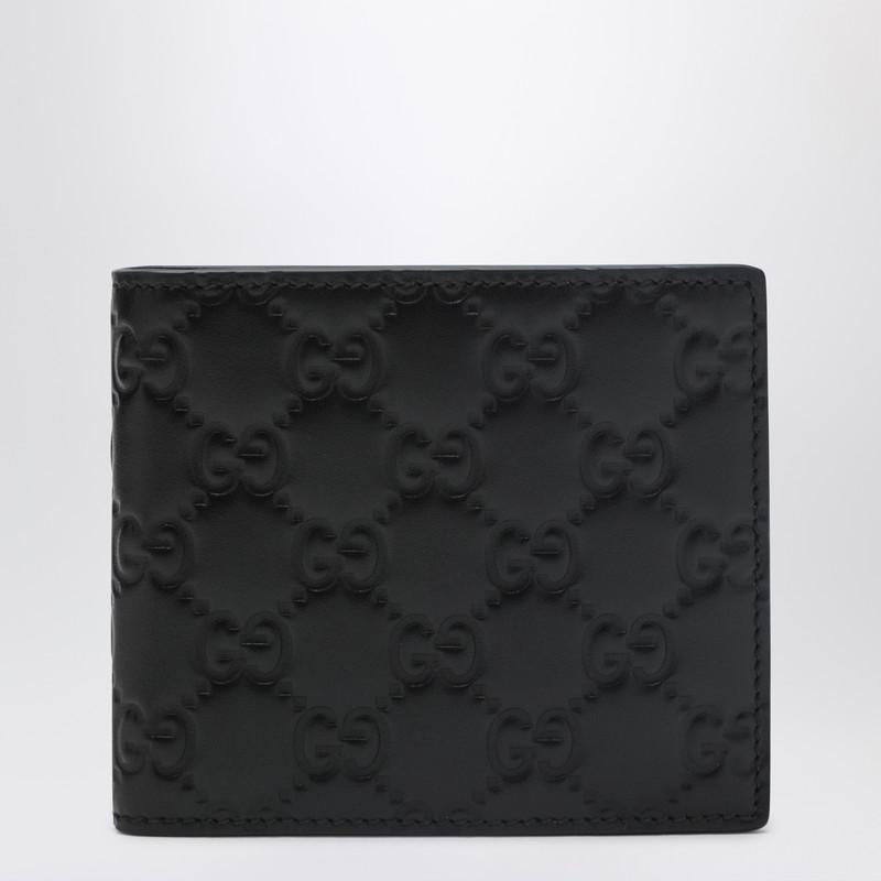 Gucci Gg Emblem Bi-Fold Wallet With Coin Pocket