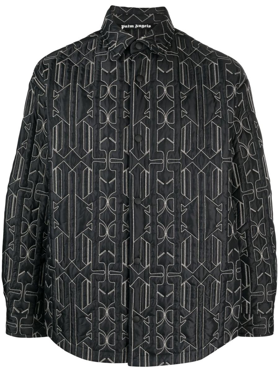 Palm Angels Monogram Quilted Overshirt
