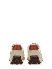 Tod'S Leather And Fabric Sneaker