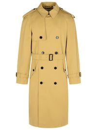 Burberry 'Highbury' Beige Cotton Trench Coat