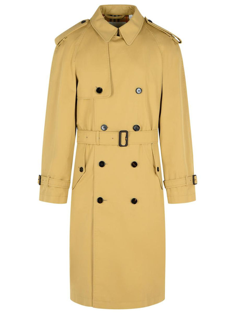 Burberry 'Highbury' Beige Cotton Trench Coat